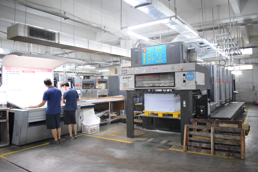GUANGZHOU YM PACKAGE PRODUCTS CO.,LTD. Produktionslinie des Herstellers