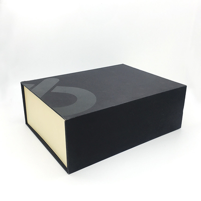 Einfache Quadratklappbare weiße Magnetpapier Geschenkboxen Schuhkarton Custom