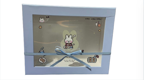 Transparente Fenster PET Geschenkbox High End Rechteckige Geschenkbox mit klarem Fenster