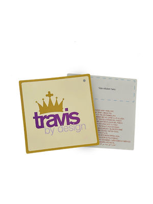 Premium Custom Hang Tags Modische Marken Swing Tags Luxus Swing Tag