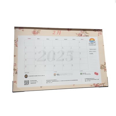 2025 benutzerdefinierte Kalender Klappbares Leerfeld für Nachrichten schreiben