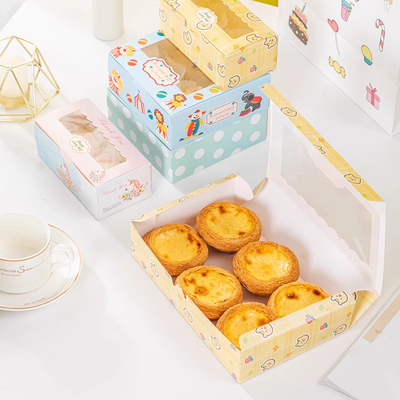 Professionelle Eierteig-Box Kuchenverpackungskisten mit Matt-Lamination und Offsetdruck