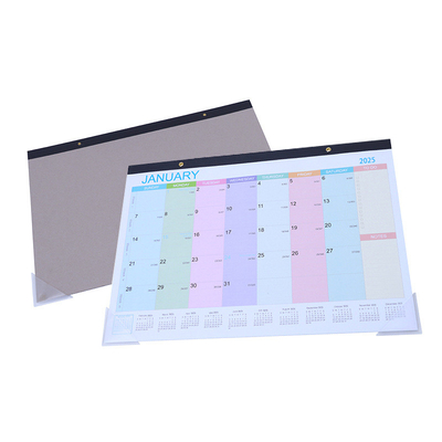 Anpassungswandkalender Feiertag / saisonales Thema Spiral gebunden glänzendes Papiertyp