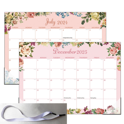 12 x 12 Zoll Wandkalender mit Feiertagen