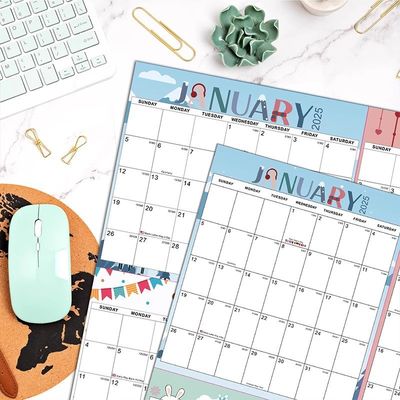Dezember Ende Monat Custom Wall Kalender Hauptfeiertage in den USA Markiert für Anpassungsbedarf