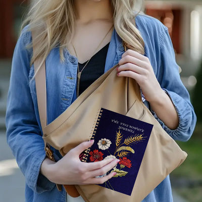 Geprägte Designtechnik Spiral-Hardcover-Notebook für die Geschäftsleistung