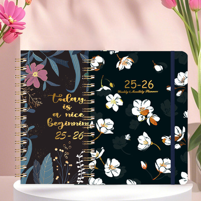 Custom A5 Spiral-Hardcover-Notebook mit geprägtem Design