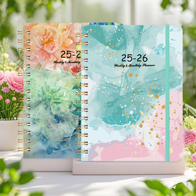 Spirale Notebook A5 mit Punkt-Gitter oder ausgekleidetem Papier
