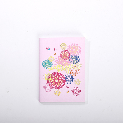 Künstlerisches, individuelles Notizbuch mit 15 Seiten und künstlerischem Design