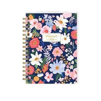 Personalisiert wie Sie möchten Spiral-Hardcover-Notebook mit weißen Seiten Farbe Standard Layout perfekt für Arbeit Schule und künstlerische