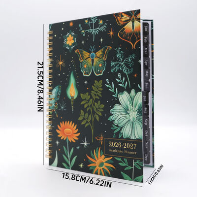 100 Seiten Spiral-Hardcover-Notebook mit Logo-Druck