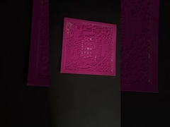 Kreative ausgeschnittene Grußkarten für Festivals Anpassen von High-End-Geschenkkarten