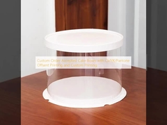 Bestellungen nach Maßnahme Akzeptiert Kuchenboxen mit CMYK/Pantone Offsentdruck und Custom Printing