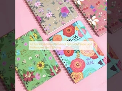 A5 Spiralnotizbuch mit Hardcover, liniertem Papier und professioneller Spiralbindung