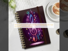 Pastellfarbe Spiral-Hardcover-Notebook mit hoher Haltbarkeit und weißem Papier