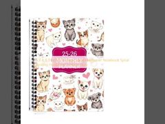 5.8 x 8.3 Zoll Vintage Spiral-Hardcover-Notebook Spiral-Bindungshardcover Vintage-Stil