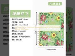 15 Seiten Spiral-Hardcover-Notebook Vintage-Stil Prägung mit Seiten