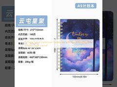 15-seitiges Spiral-Hardcover-Notizbuch mit Spiralbindung, einseitiges Seitenlayout