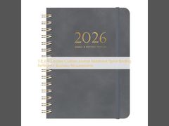 5,8 x 8,3 Zoll individuelles Notizbuch, Spiralbindung, perfekt für Geschäftsanforderungen