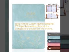 Logo-Druck individuelles Notizbuch, 100 Seiten, personalisierte Journale für berufliche Weiterentwicklung und Schulung