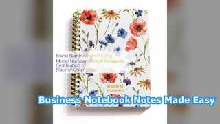 Business-Notizbuch 5,8 x 8,3 Hardcover-Spirale